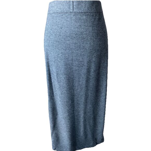 New Vince Cozy Fitted Slip Midi  Skirt in Gray Size XL - Picture 5 of 7